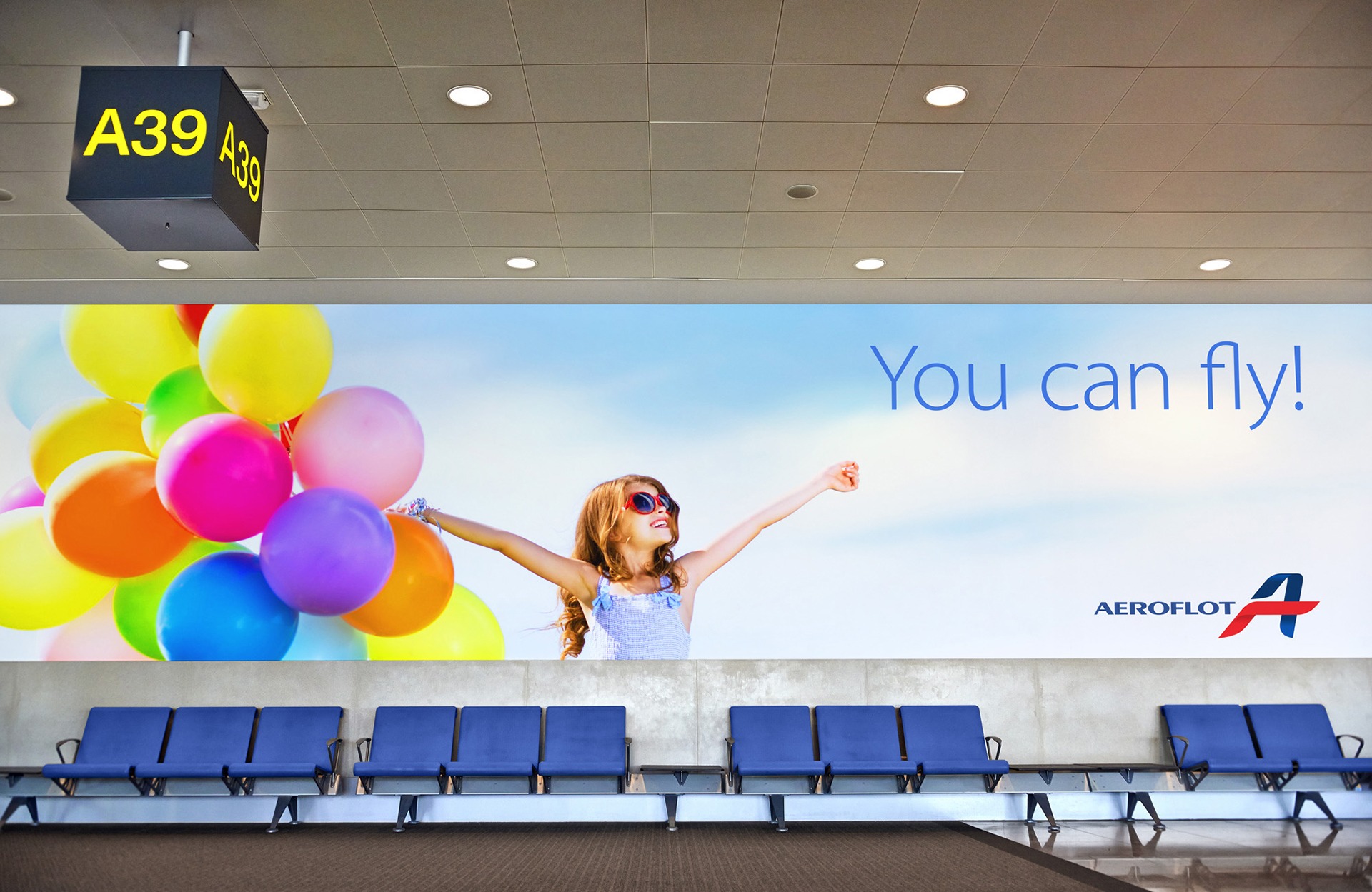 Постер Аэрофлот, рекламная кампания, Aeroflot identity,, re-branding, ребрендинг авиакомпании, фирменный стиль авиакомпании, Asgard Branding, лого Аэрофлот
