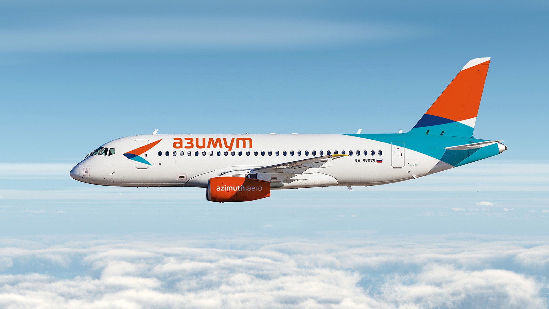 Авиакомпания, Азимут, new aircraft livery design, Azimuth, SSJ-100, azimuth, airlines, airplane, livery, branding, aicraft, ssj100, sukhoi, sukhoisuperjet, superjet100