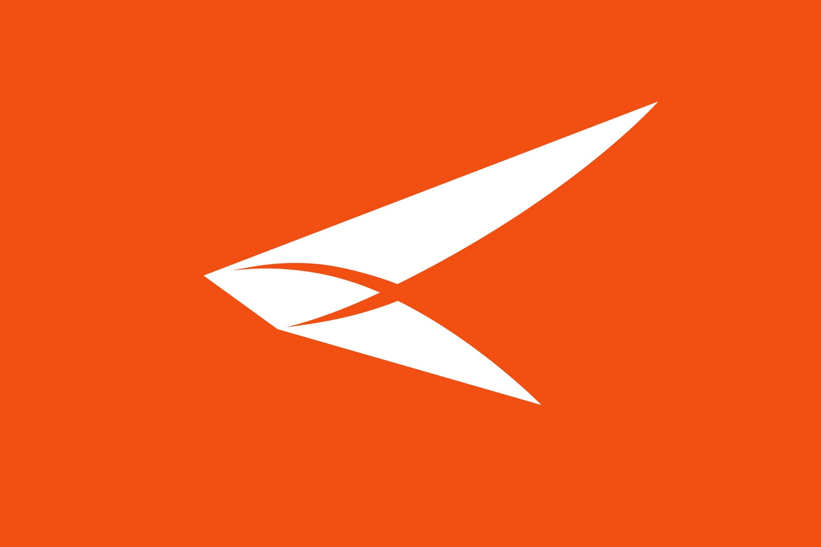 Авиакомпания Азимут, белый логотип на оранжевом фоне, Azimuth Airline logo, Asgard Branding