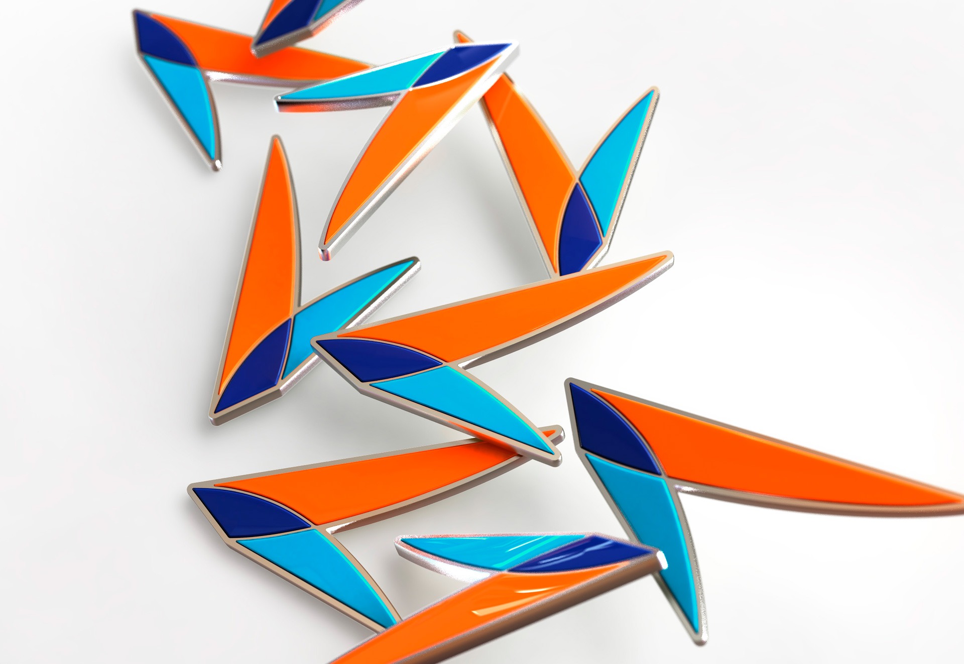 Авиакомпания Азимут, дизайн нагрудных знаков бортового экипажа, Azimuth Airlines, badge design for flight attendants