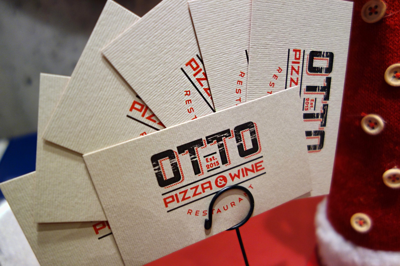 Asgard Branding, visit card design, corporate identity, Otto, restaurant branding, advertising