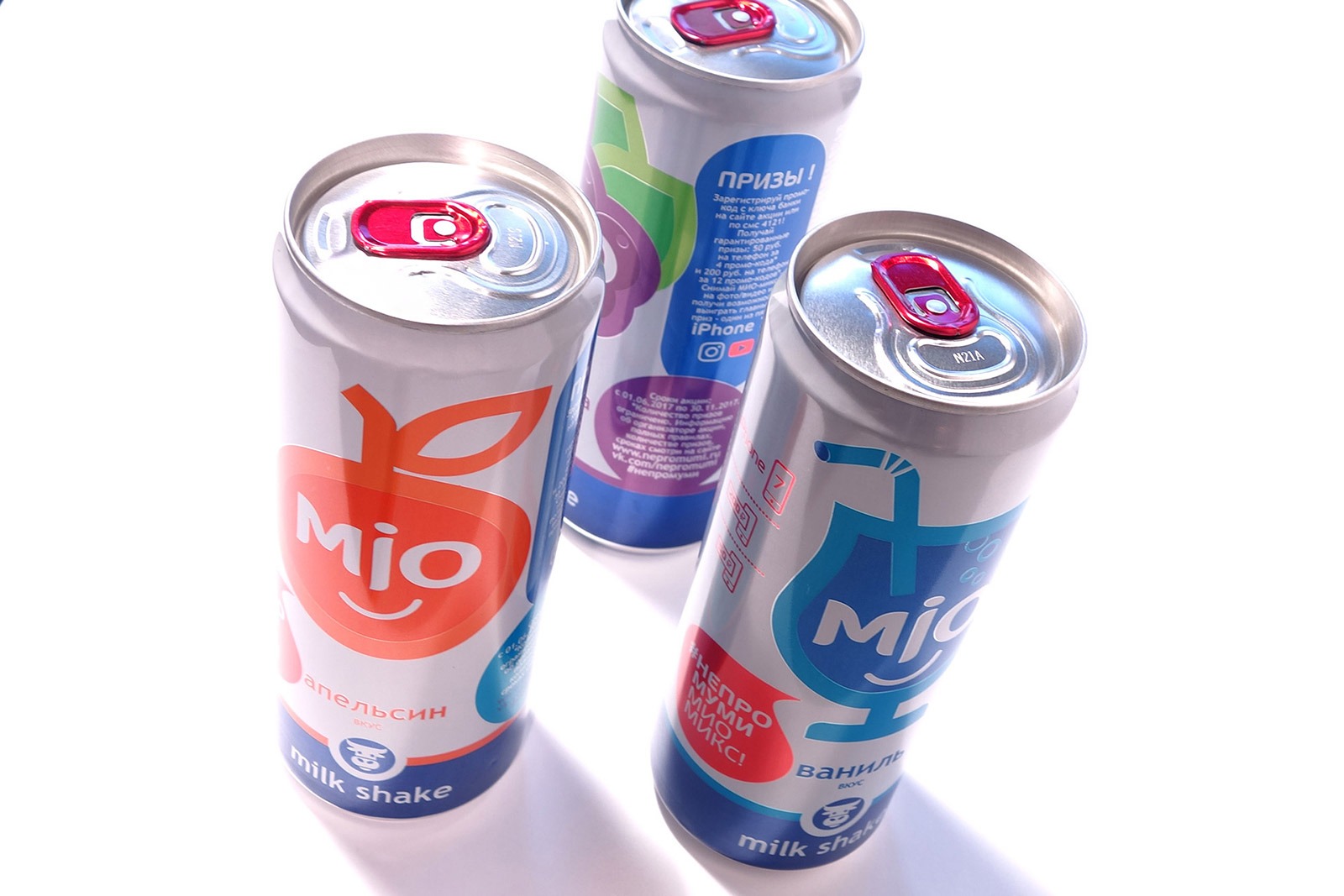 МИО, молочный лимонад, milk-shake, Brand design, Alkon Group