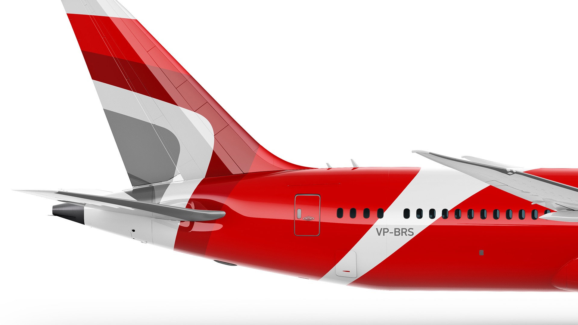 агентство Асгард, Red Wings, ред вингс, airplane, airline, брендинг авиакомпании, хвост самолета, aircraft keel