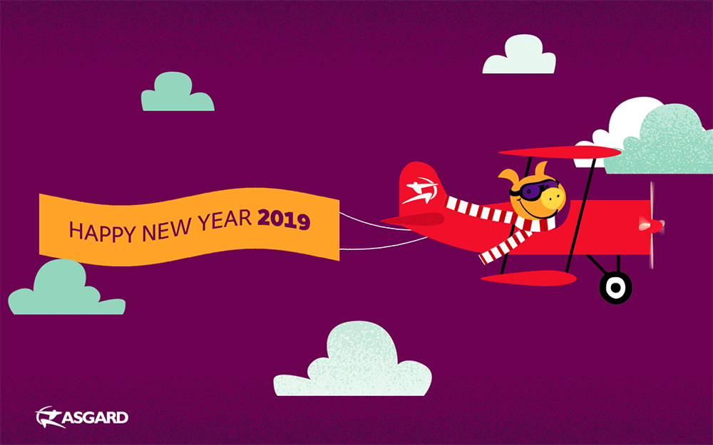 new year, 2019, Asgard Branding, video, new year 2019, с новым годом