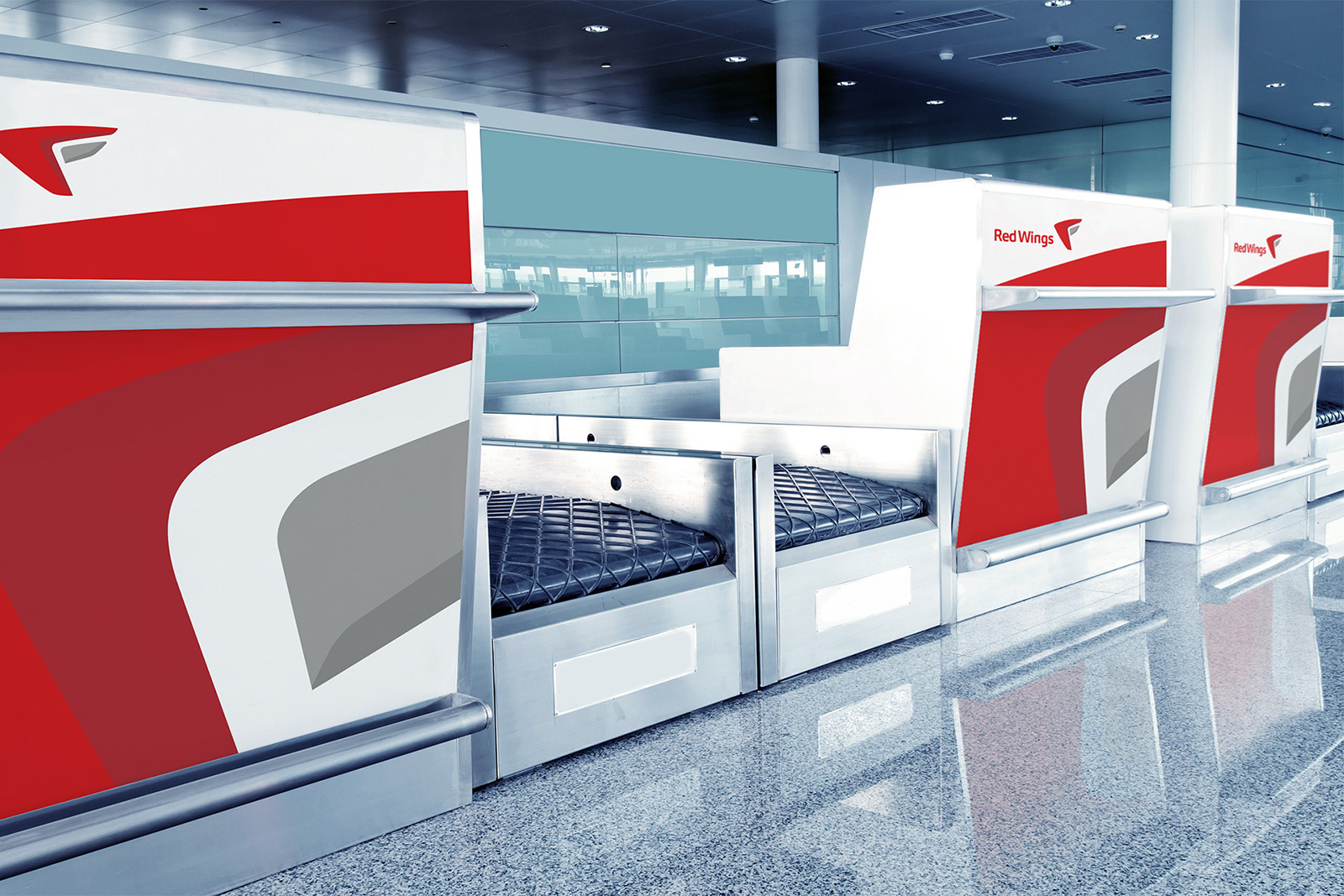 Checkin, design, Asgard Branding, стойки регистрации, airlines identity, аэропорт