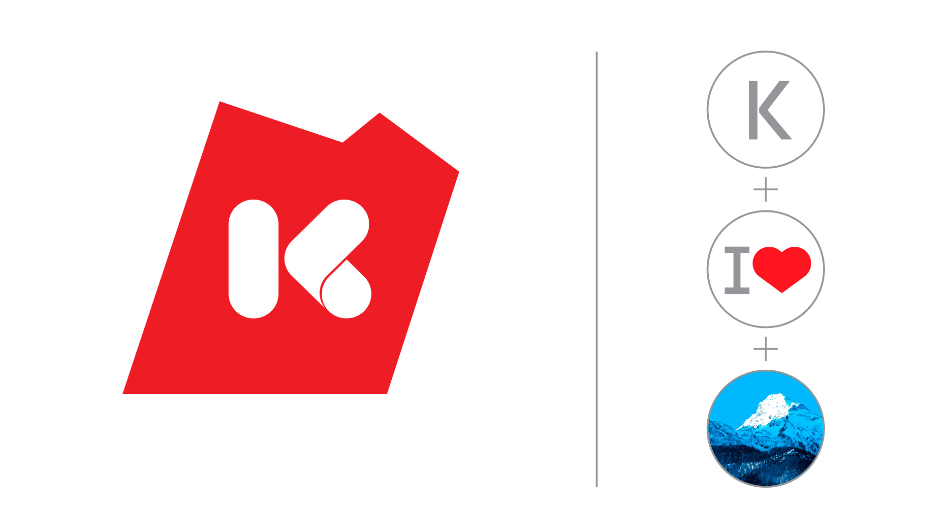 Красная Поляна курорт, Asgard Branding, Krasnaya Polyana resort, logo, сердце, heart, mountains, горы
