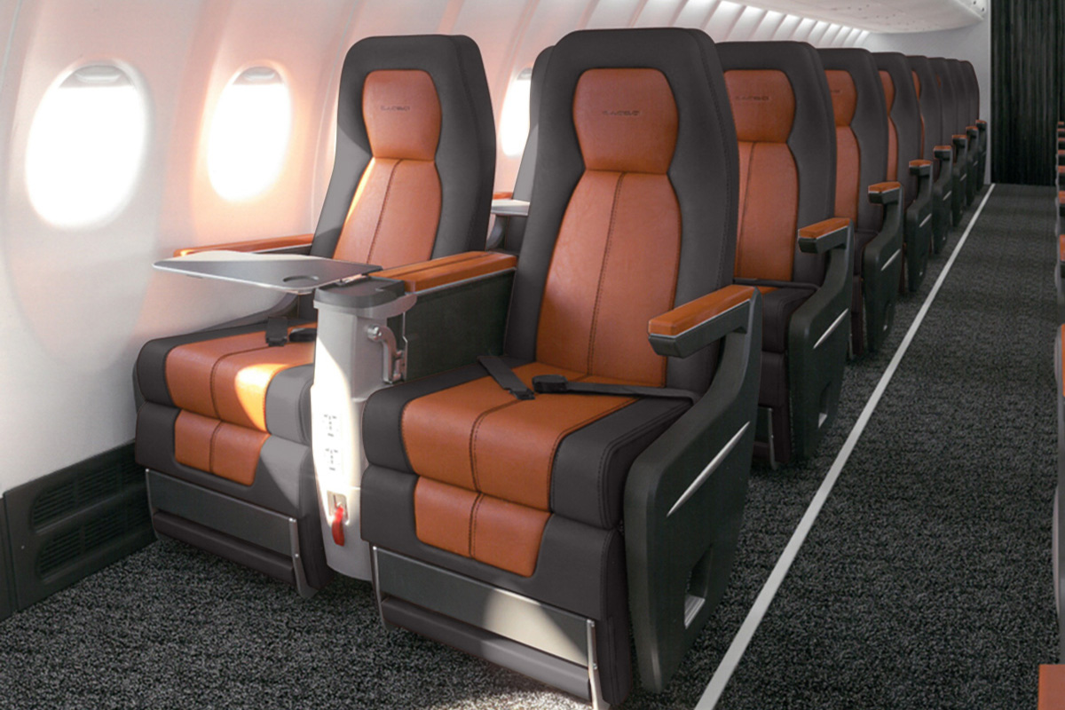 Slava Airlines, branding, interior design, black livery, Asgard Branding
