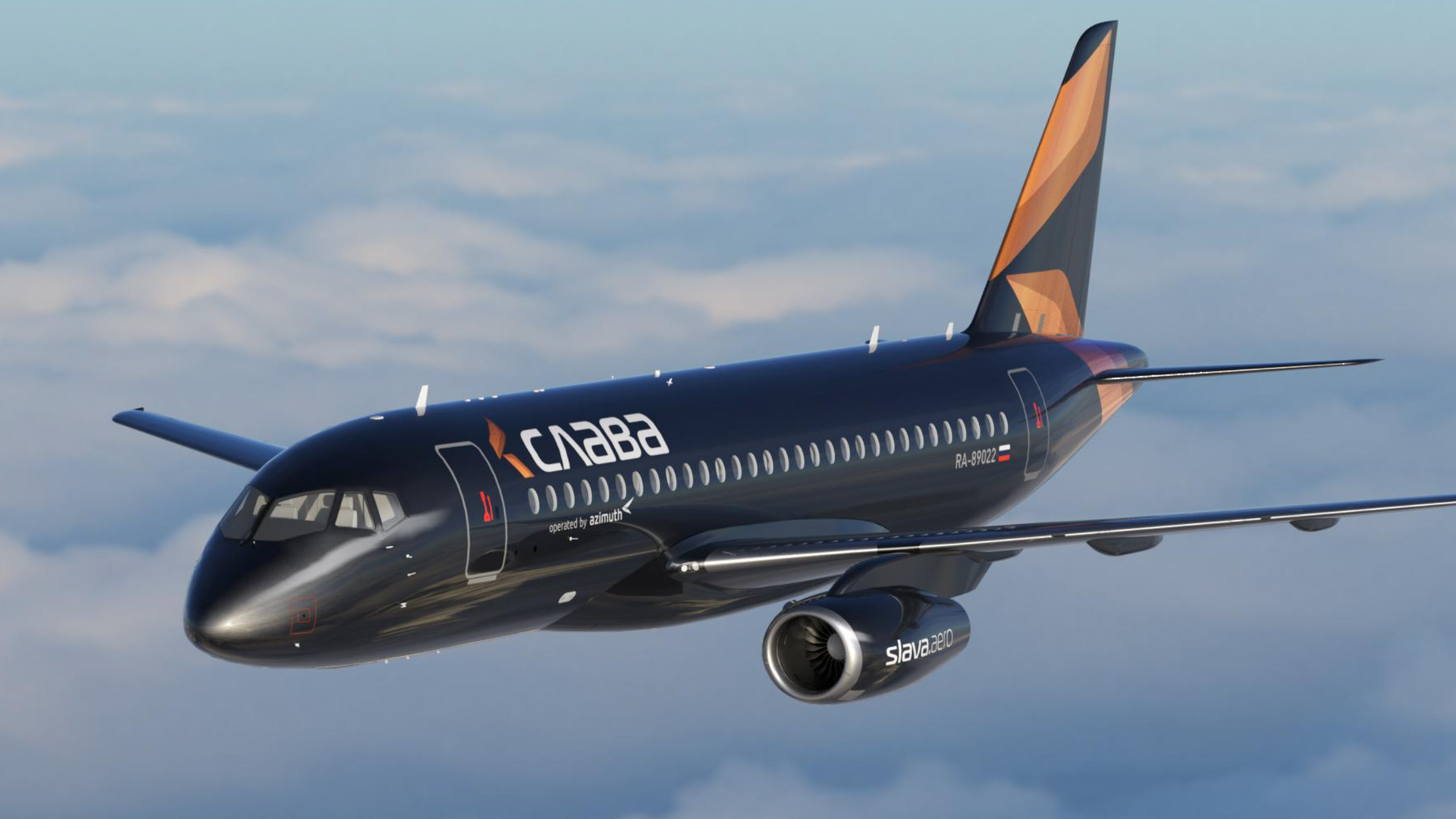 Slava Airlines, branding, livery design, black livery, Asgard Branding, черная ливрея, авиакомпания Слава, Slava Airlines