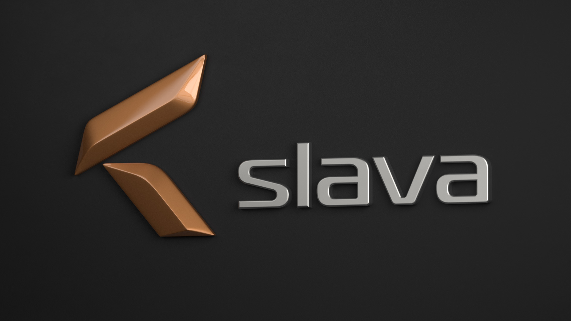 Авиакомпания Слава, брендинг, офисная вывеска, 3D-символ, Asgard Branding, 3D-symbol, Slava Airlines