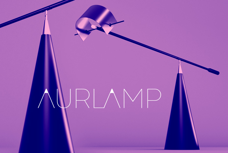Aura lamp, aurlamp, industrial project, lighting, design by asgard