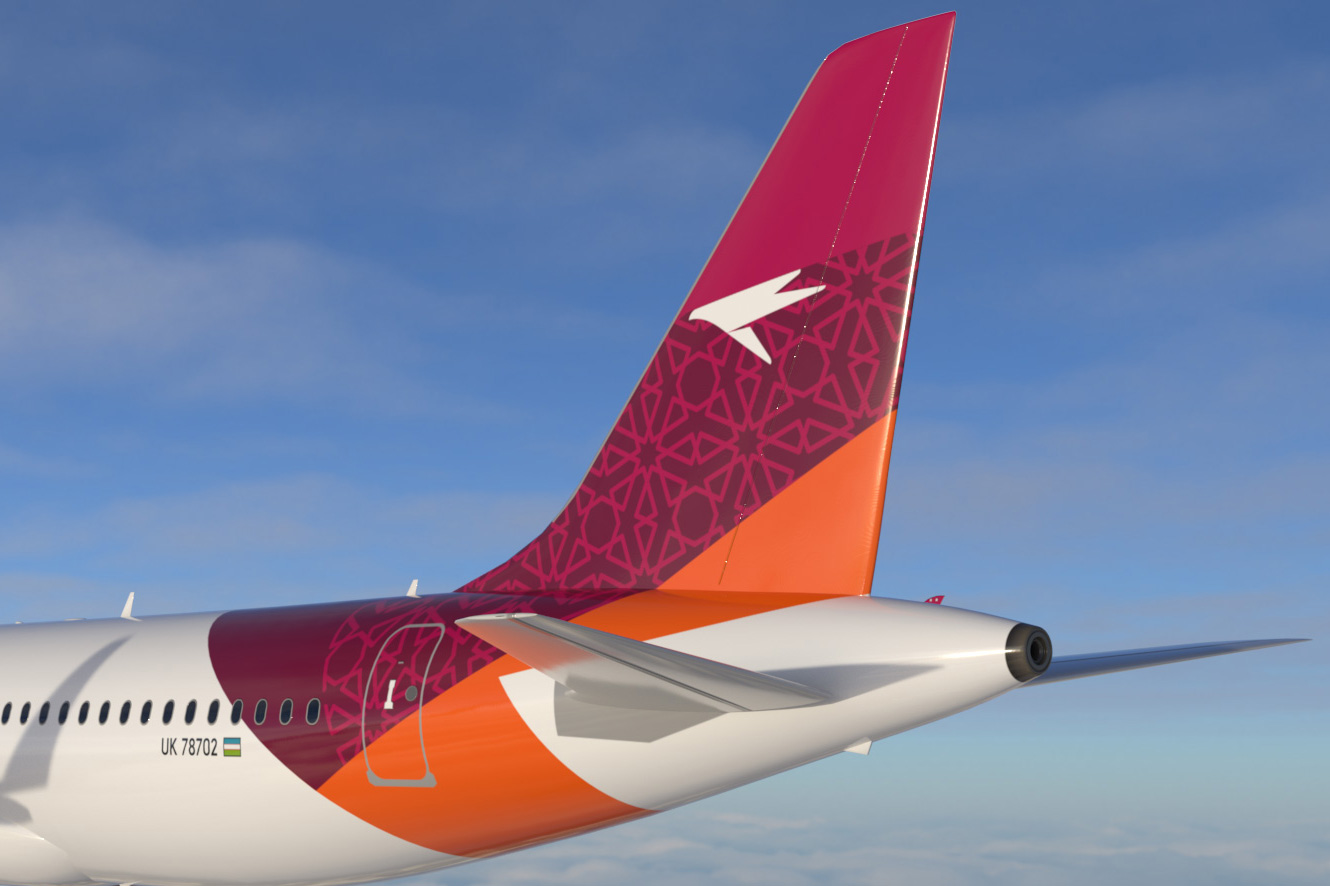 Airplane livery, Humo air, airline branding, Asgard Branding, design livery, girikh