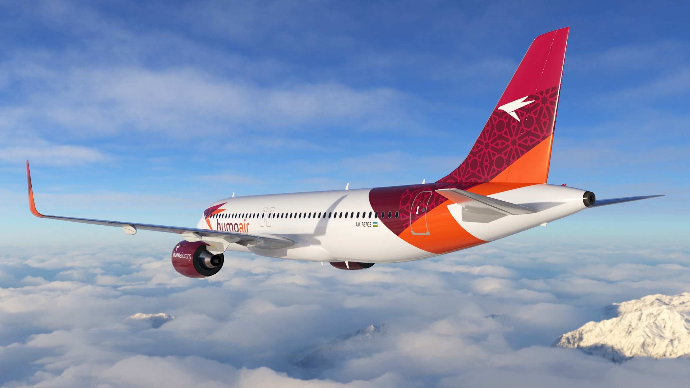 Humo air, брендинг авиакомпании, airplane livery, design livery, branding, фирменный стиль, айдентика, дизайн ливреи, ливрея самолета, брендинг, Асгард брендинг, лого авиакомпании, паттерн, гирих
