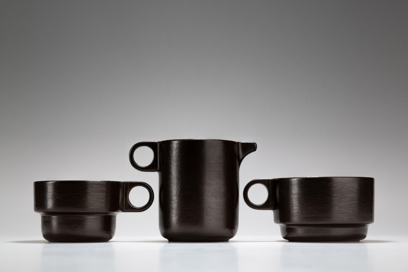 Чайно-кофейный сервиз Адмирал, керамические чашки, молочник, cup design, object design, modern ceramics, admiral, tableware design, ceramic set