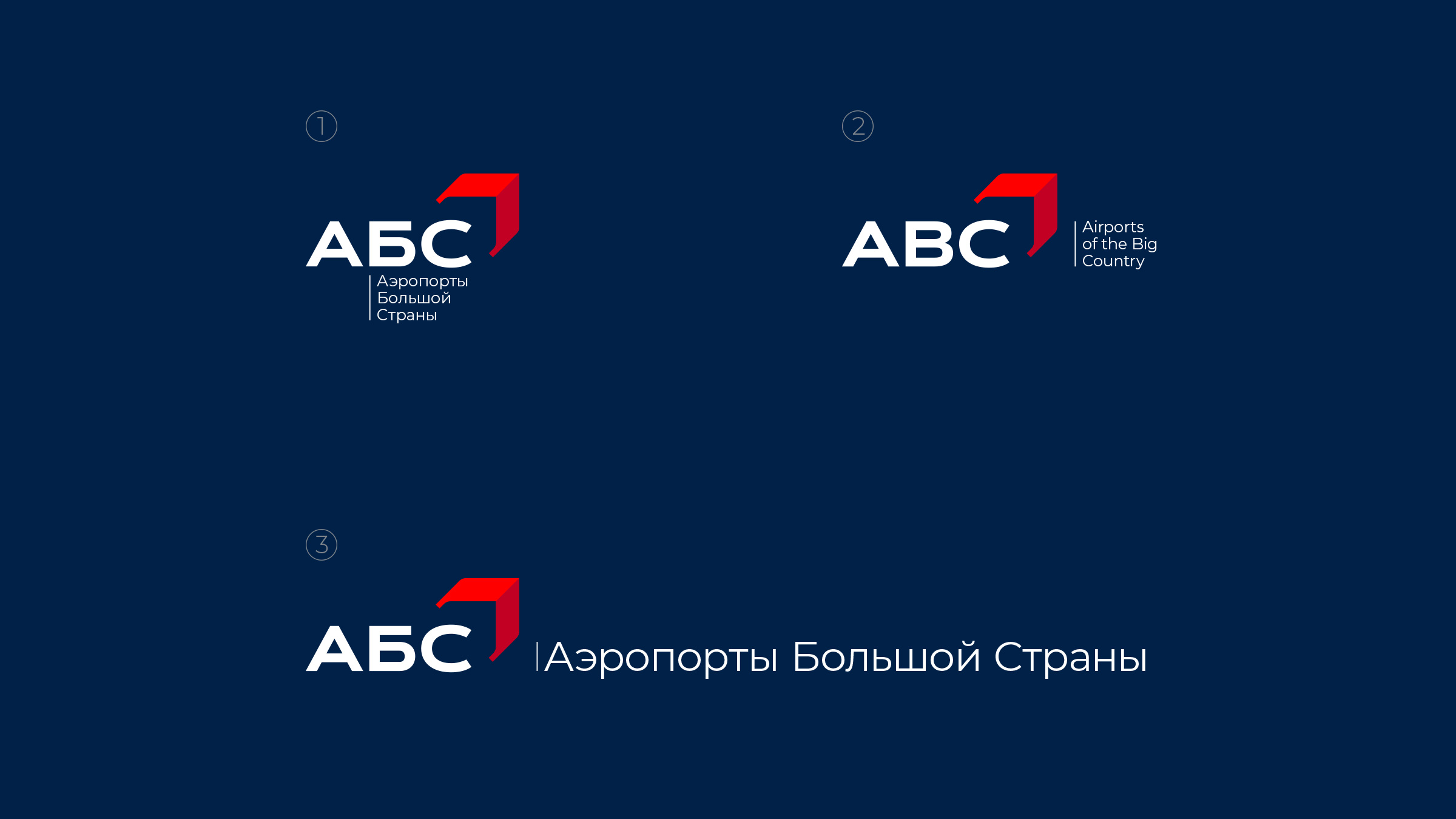 АБС Аэропорты большой страны, абс, Асгард, брендинг, дизайн лого, варианты логоблоков